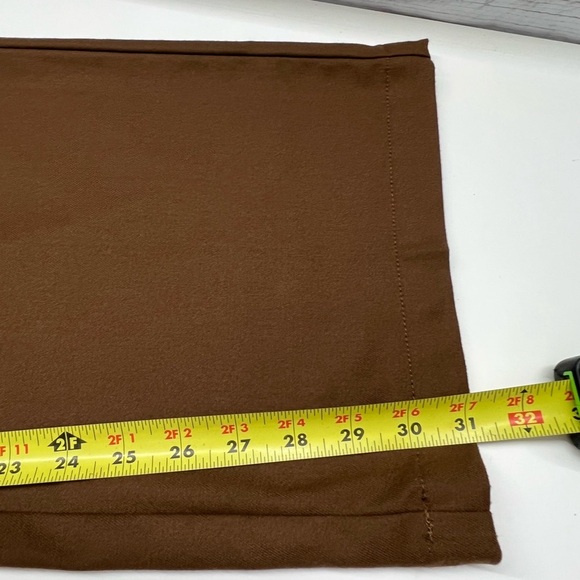 J Jill Pants Womens 14 Brown Wide Leg Pleated Pockets Office Career Work Casual - Picture 5 of 13